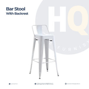 Bar Stool w/ Backrest