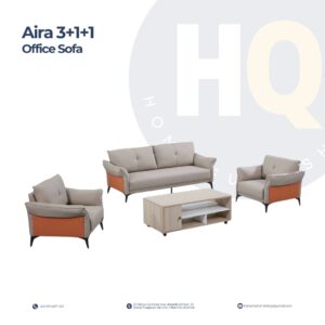 Aira 3+1+1 Office Sofa