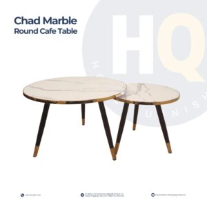 Chad Marble Round Cafe