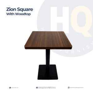 Zion Square w/ Wood Top